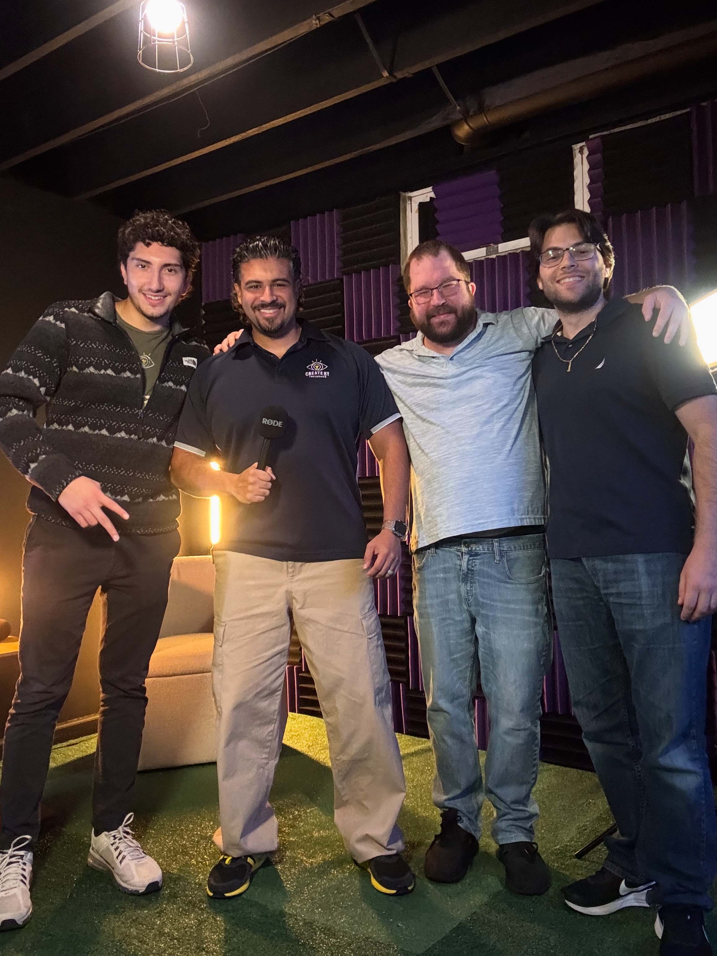 Content creators collaborating