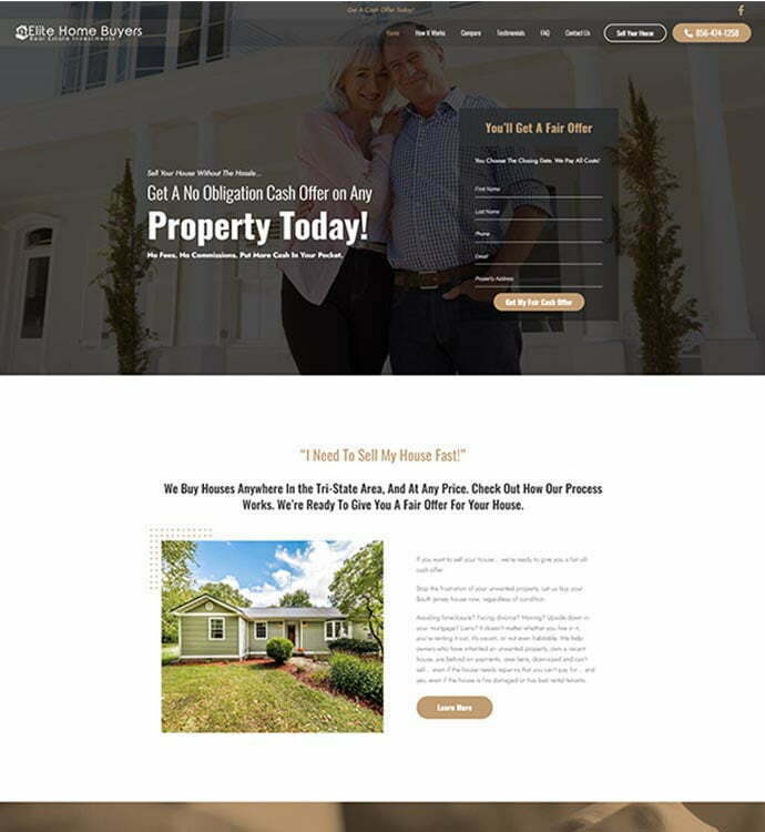 Web design at CBI Real Estate Marketing Company
